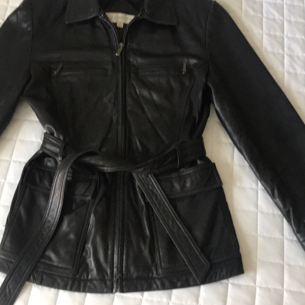 Soft leather jacket! Size med.